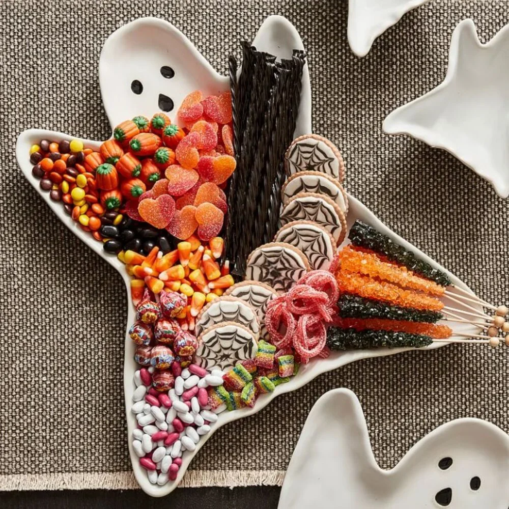 Pottery Barn Gus the Ghost Stoneware Serving Platter